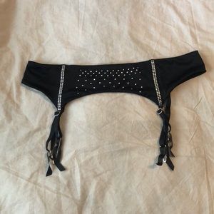 Victoria’s Secret Very Sexy Black Garter Belt